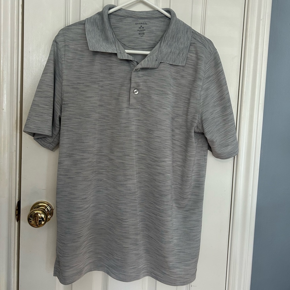 Gray Collared Shirt
